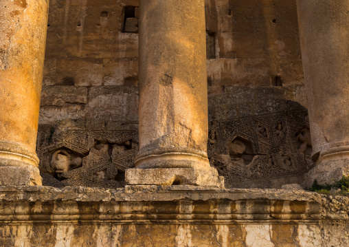 Temple of Bacchus in the archaeological site, Beqaa Governorate, Baalbek, Lebanon