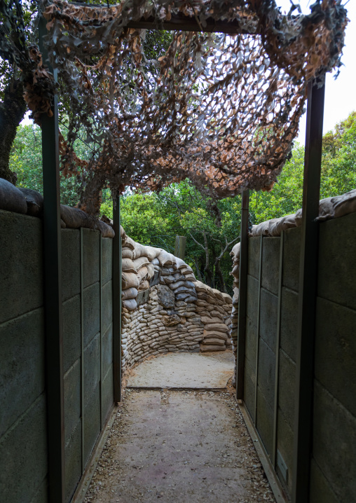 War museum operated by Hezbollah called the tourist landmark of the resistance or museum for resistance tourism, Nabatiyeh Governorate, Mleeta, Lebanon