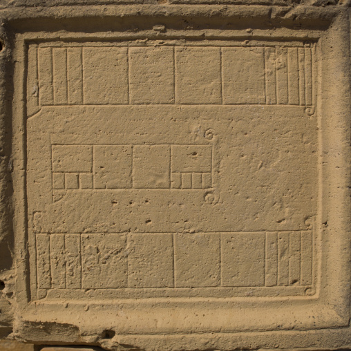 Measure converter in the market in leptis magna, Tripolitania, Khoms, Libya