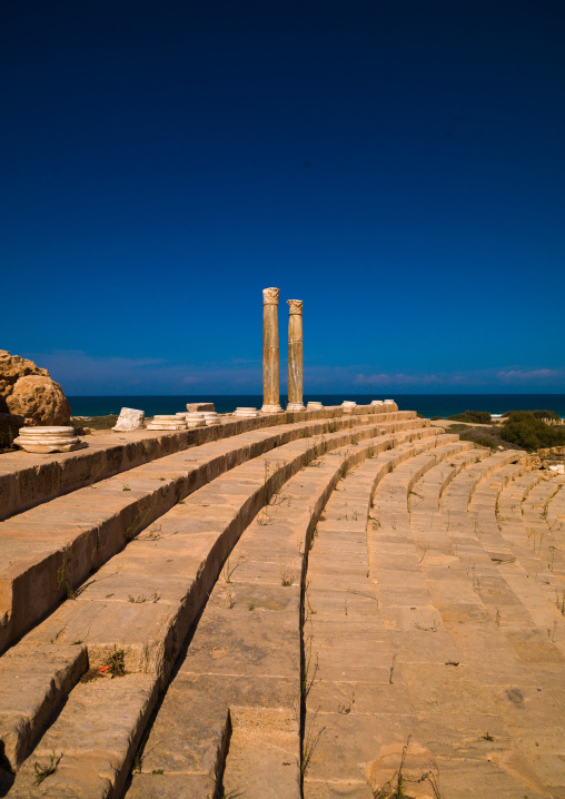 Roman theatre in leptis magna, Tripolitania, Khoms, Libya