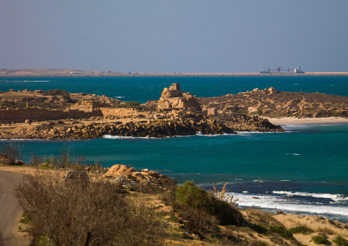 Leptis magna old port, Tripolitania, Khoms, Libya
