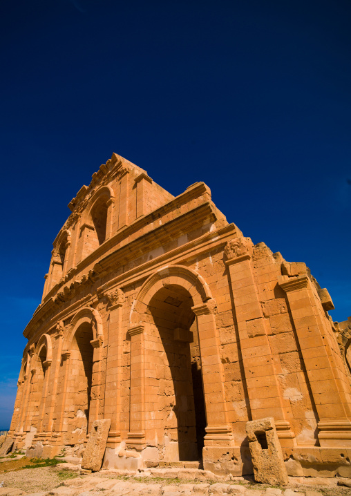Theatre in ancient roman city, Tripolitania, Sabratha, Libya