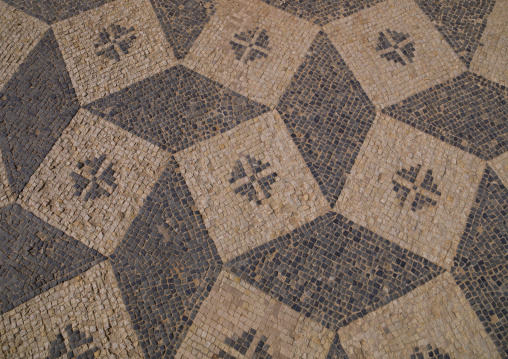 Old roman mosaic, Tripolitania, Sabratha, Libya