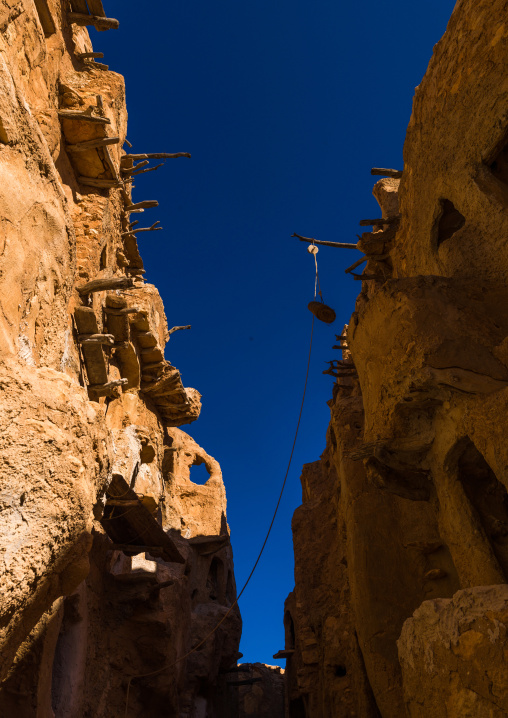 Old ksar with granaries, Tripolitania, Nalut, Libya