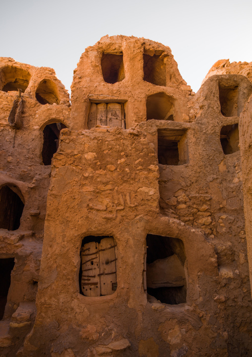 Old ksar with granaries, Tripolitania, Nalut, Libya