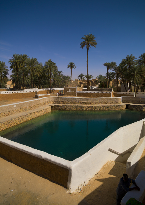 Ain al-faras aka horse fountain, Tripolitania, Ghadames, Libya