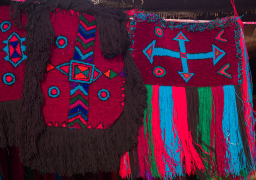 Tuareg bags for sale, Tripolitania, Ghadames, Libya