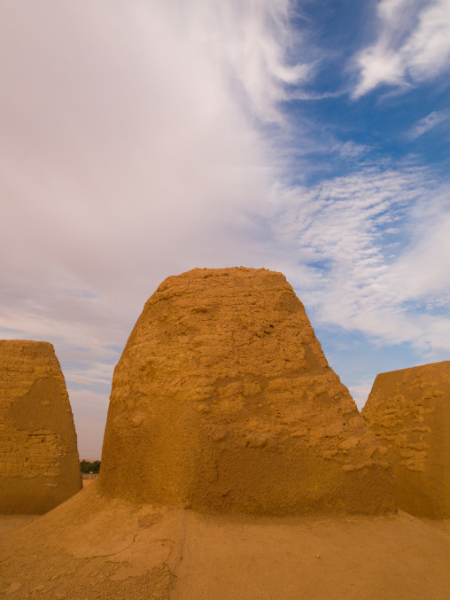 Garamantian burial tombs and pyramids, Fezzan, Germa, Libya