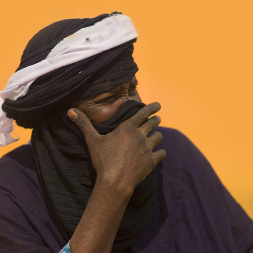 Portrait of a tuareg man, Fezzan, Umm al-Maa, Libya