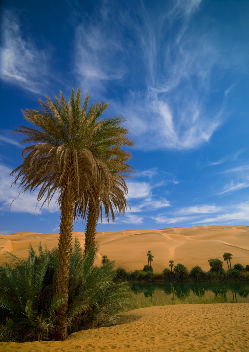Ubari lakes, Fezzan, Umm al-Maa, Libya