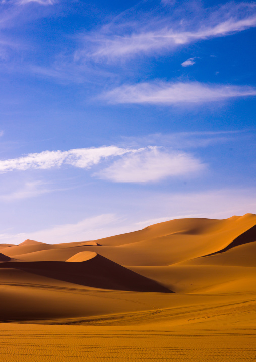 Dunes in ubari desert, Fezzan, Umm al-Maa, Libya