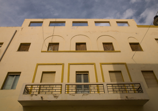 Italian colonial building, Cyrenaica, Benghazi, Libya