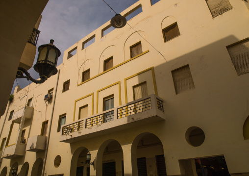 Italian colonial building, Cyrenaica, Benghazi, Libya