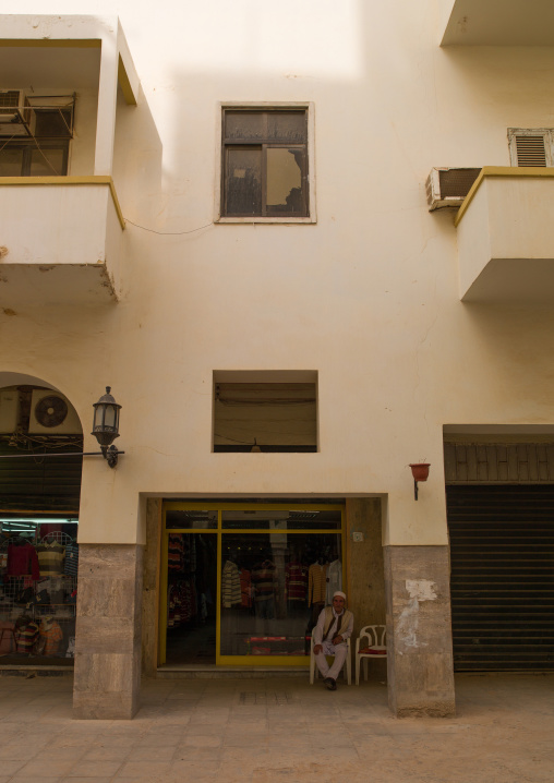 Italian colonial building, Cyrenaica, Benghazi, Libya