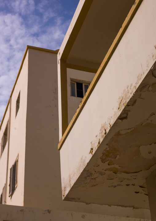 Italian colonial building, Cyrenaica, Benghazi, Libya
