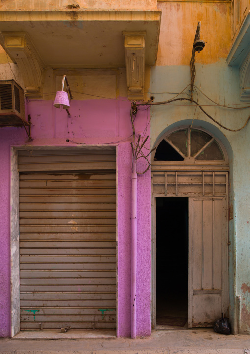 Italian colonial building, Cyrenaica, Benghazi, Libya