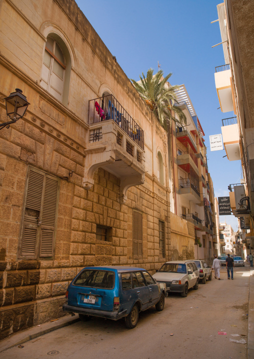Italian colonial building, Cyrenaica, Benghazi, Libya