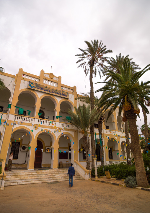 Italian colonial building, Cyrenaica, Benghazi, Libya