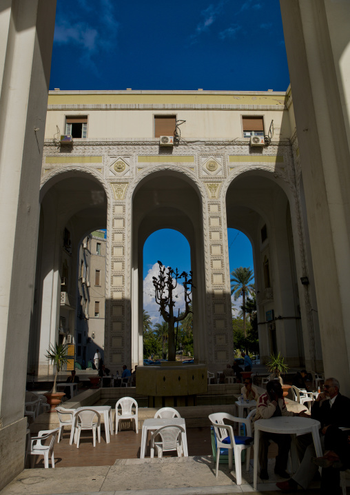 Bar in algeria square, Tripolitania, Tripoli, Libya