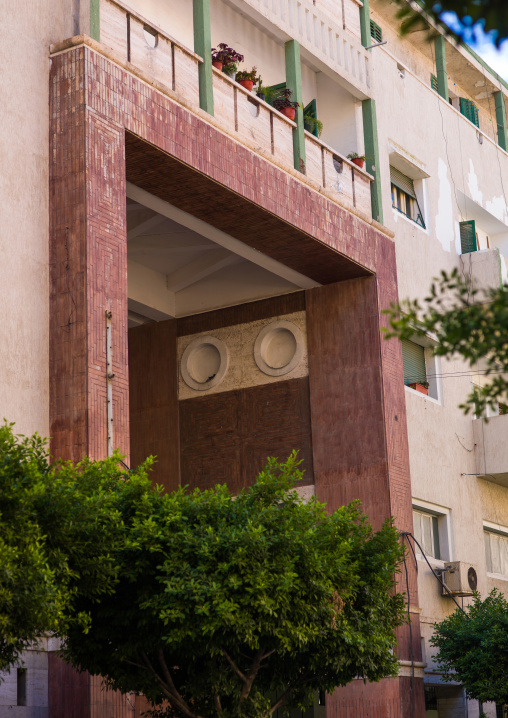 Building from the italian settlement, Tripolitania, Tripoli, Libya