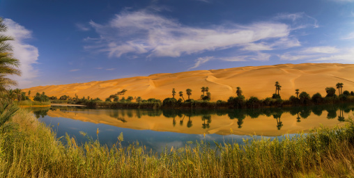 Ubari lakes, Fezzan, Umm al-Maa, Libya