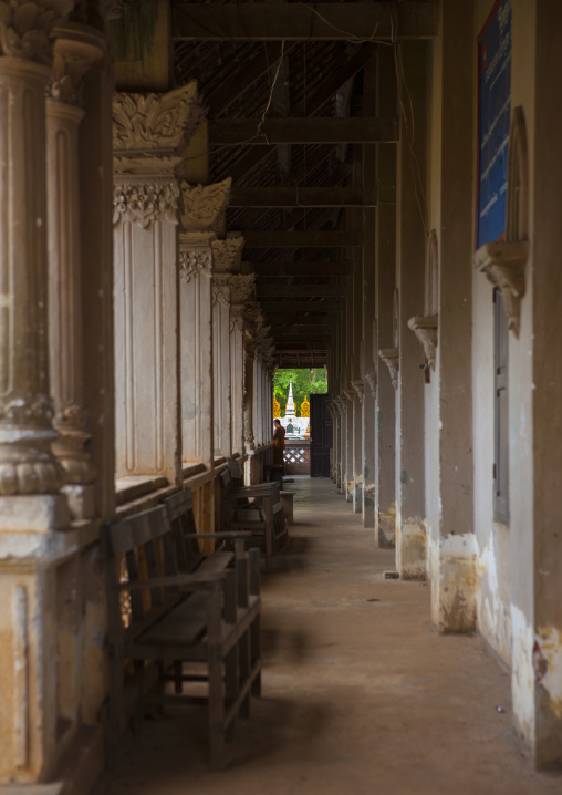 Old french colonial building, Pakse, Laos