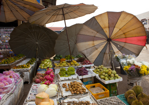 Fruits in a market, Pakse, Laos