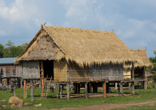 Bru minority house, Phonsaad, Laos