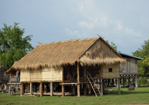 Bru minority house, Phonsaad, Laos