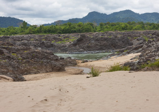 Li phi waterfall, Don khong island, Laos