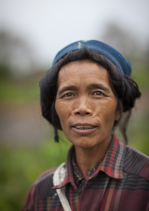 Khmu minority woman, Xieng khouang, Laos