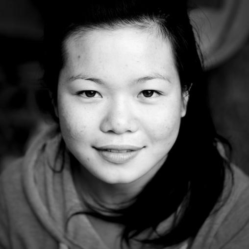 Thai kaho minority woman, Ban sam kang, Laos