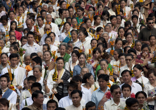 Pii mai lao new year celebration, Luang prabang, Laos