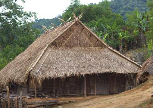 Hmong minority house, Luang prabang, Laos