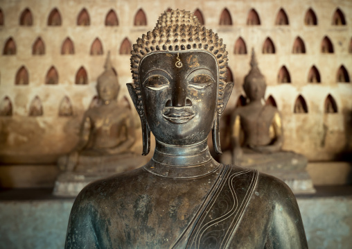 Buddha statue at vat sisaket, Vientiane, Laos