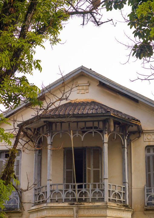 Old colonial house, Vientiane, Laos