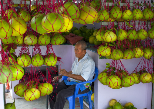 String Of Pomelo Hanging, Kuala Lumpur, Malaysia