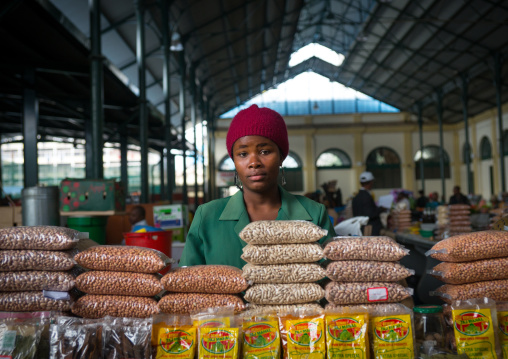 Seller In Mercado Central, Maputo, Maputo City, Mozambique