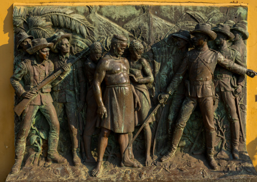 Old Fresco Inside The Old Portuguese Fort, Maputo, Maputo City, Mozambique