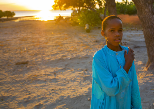 Kid In The Sunset, Ilha de Mocambique, Nampula Province, Mozambique