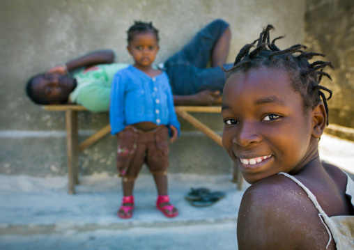 Smiling Young Girl, Ilha de Mocambique, Nampula Province, Mozambique