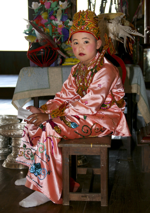 Novice Ceremony In Inle Lake, Myanmar