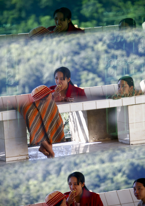 Miror Games In Mount Popa, Myanmar