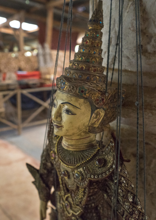 Puppet In Shwe Inn Thein Paya Temple Alley, Inle Lake, Myanmar
