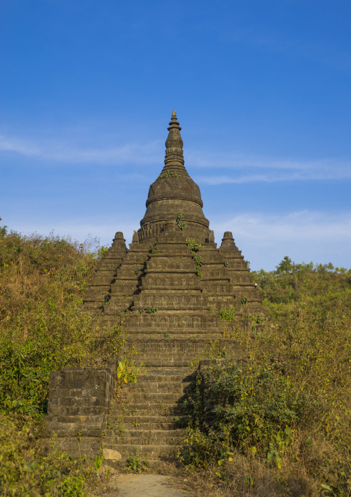 Buddhist Stupa, Mrauk U, Myanmar