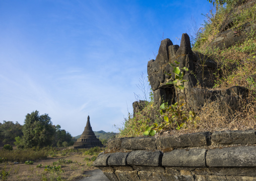 Laung Bwann Brauk Pagoda, Mrauk U, Myanmar