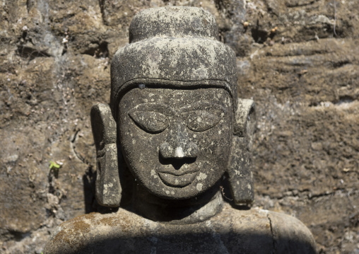 Buddha Statue In Kothaung Temple, Mrauk U, Myanmar