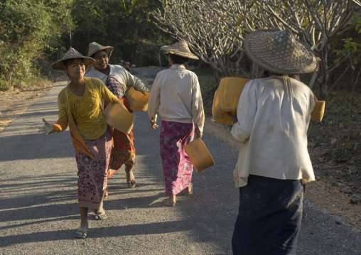 Workers Repairing Roads, Mrauk U, Myanmar