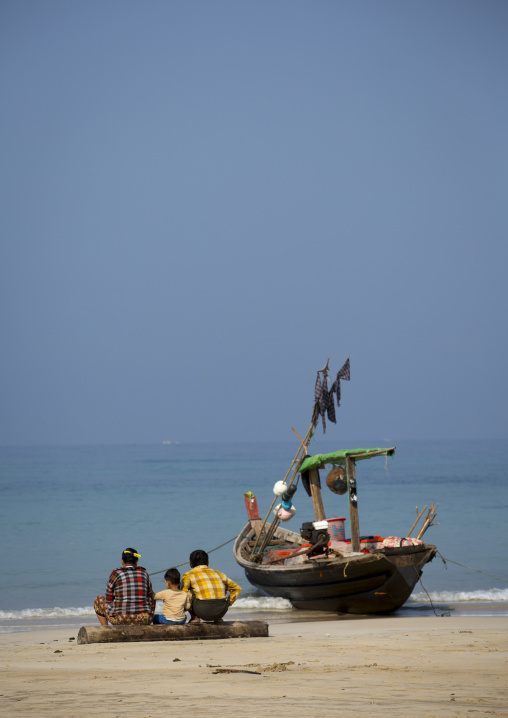 Fishing Boats, Ngapali, Myanmar