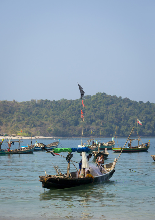 Fishing Boats, Ngapali, Myanmar